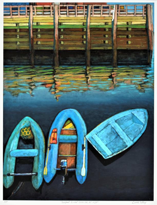 David Estey’s ‘Belfast Dock’ chosen as Belfast Harbor Fest 2023 graphic